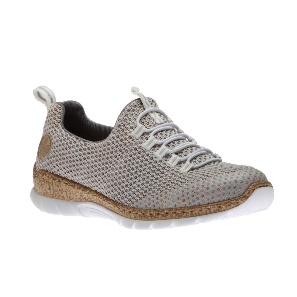 Light Gray Knit Slip-On Women's Sneaker